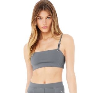 ALO Yoga Gray Sports Bra